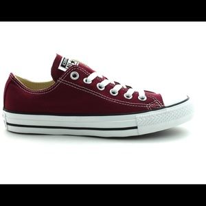 Burgundy Converse